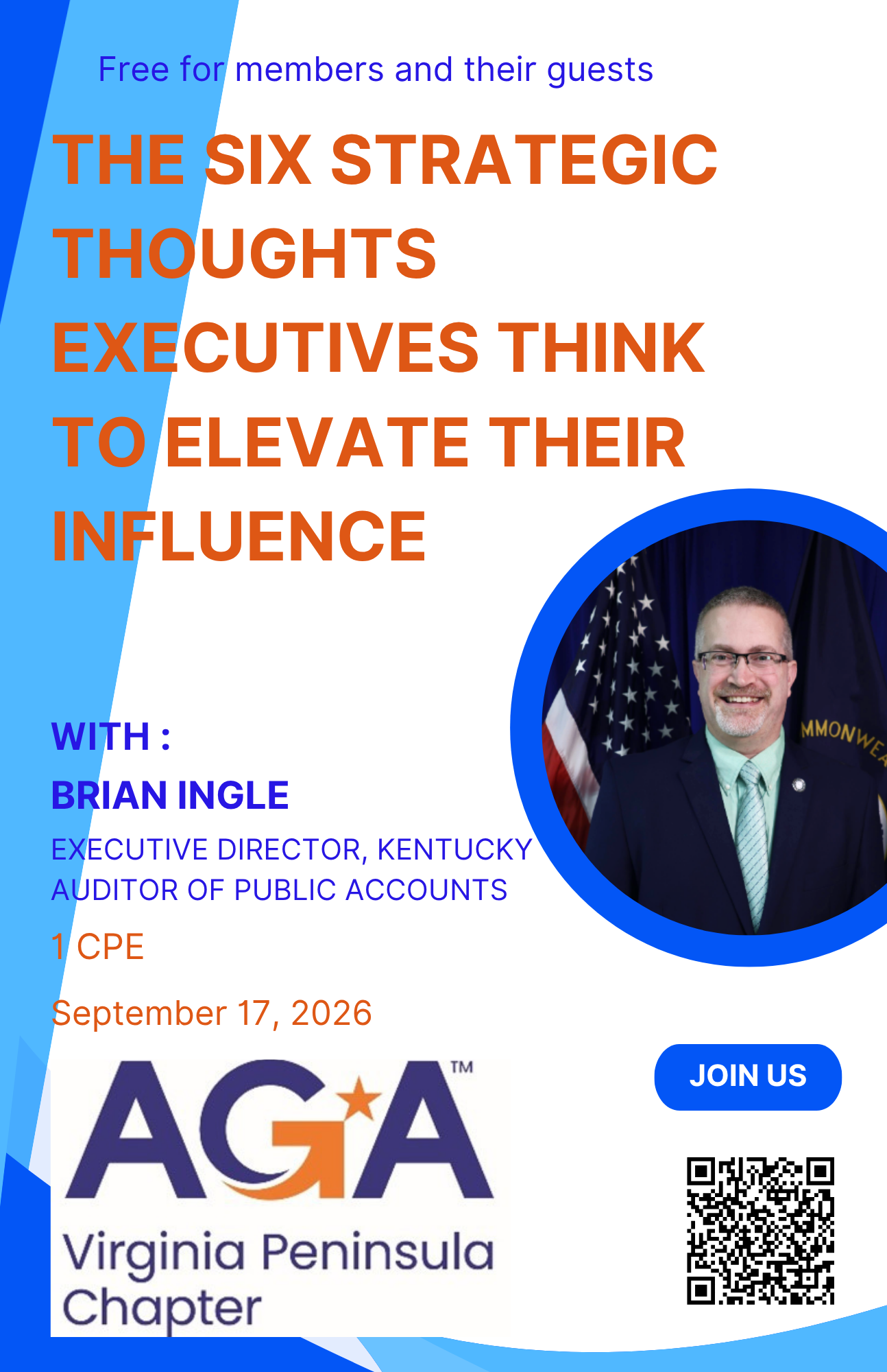 September 2026 Speaker: The Six Strategic Thoughts Executives Think to Elevate Their Influence